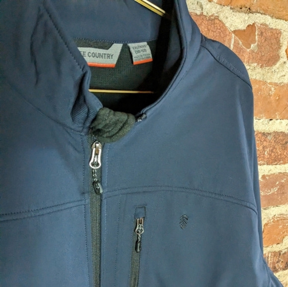 Free Country Men's 2X Navy Water Resistant Jacket - Picture 2 of 14